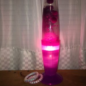 Lava lamp and two bracelets
